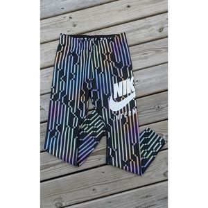 Nike Neon Rainbow Stripped Pants